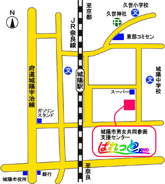 ぱれっとJOYOの地図