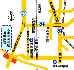 木津川広場マップ