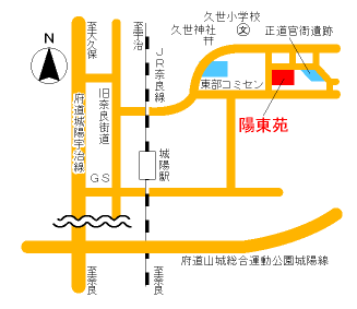 陽東苑の地図