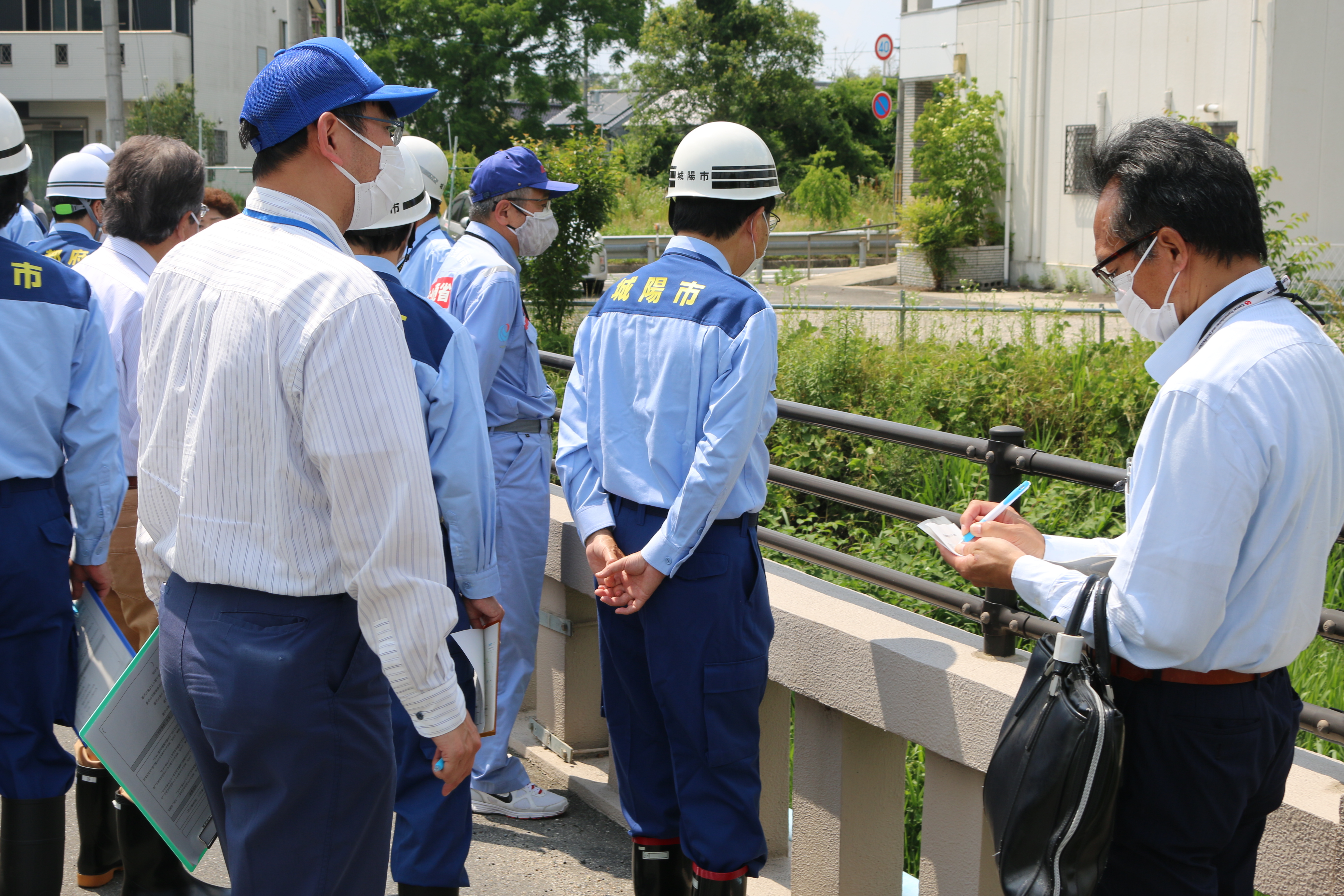 防災パトロールの様子