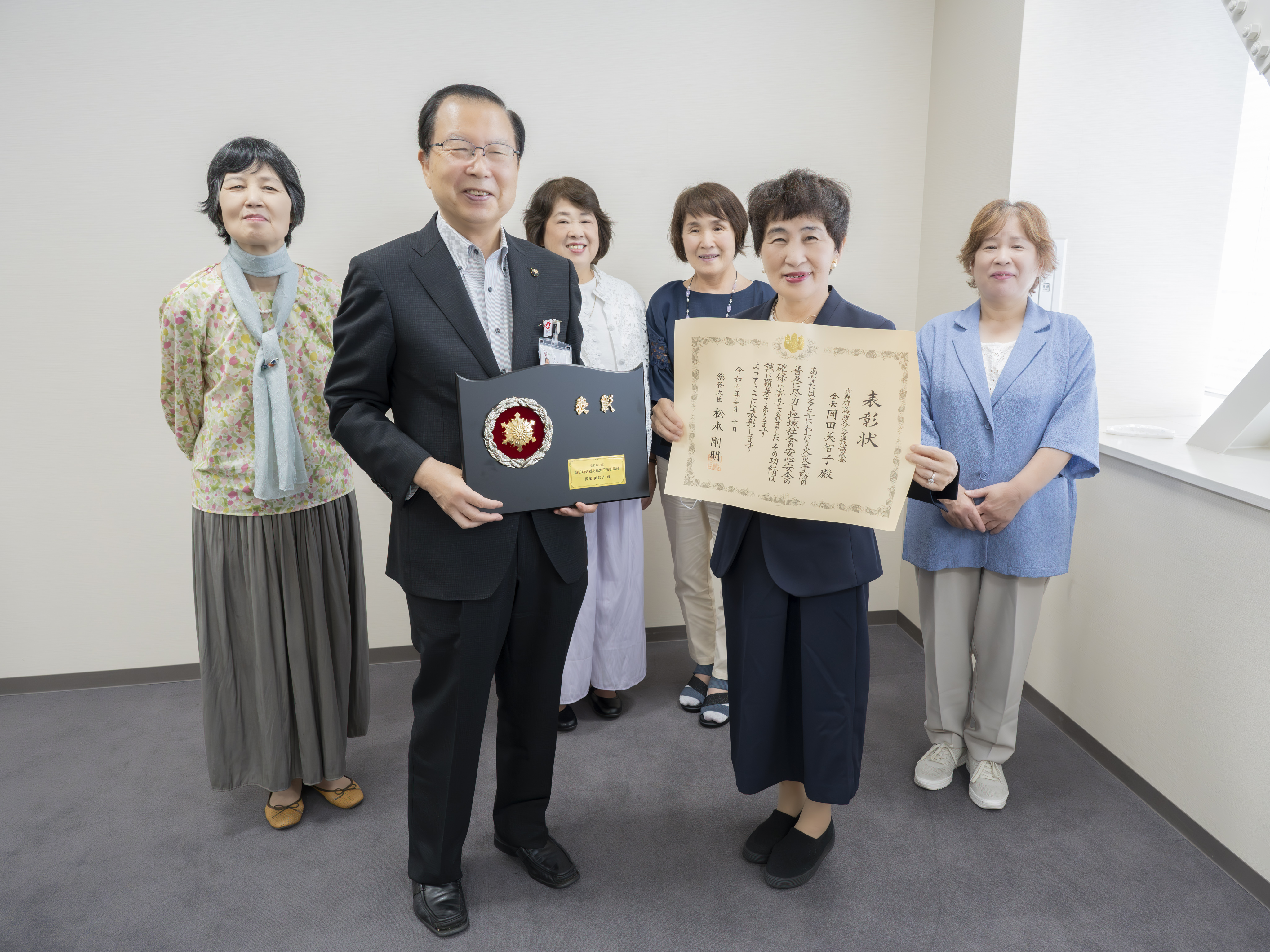 同志社女子大学のみなさんと記念撮影