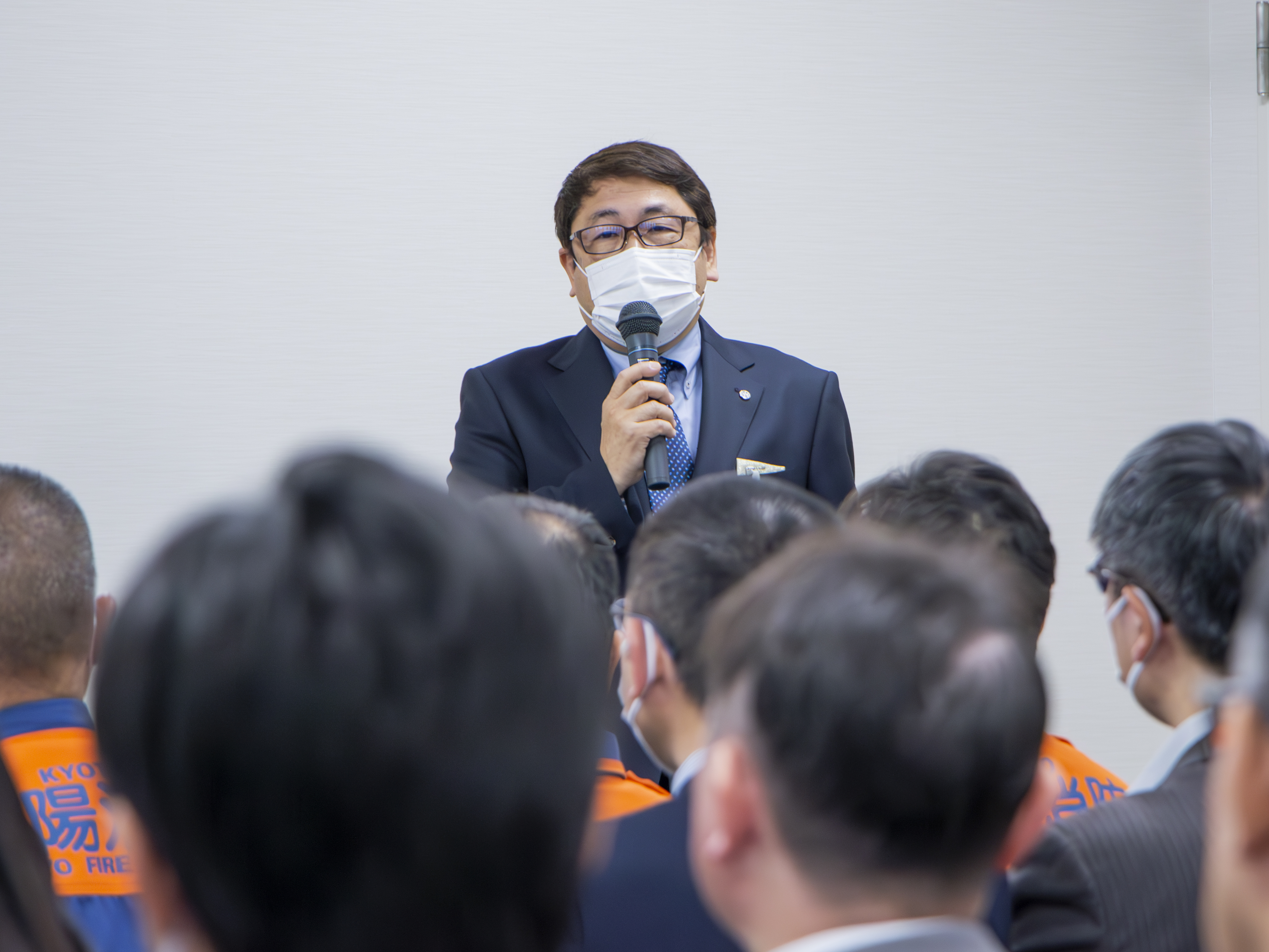 昨年末に就任した薮内新教育長